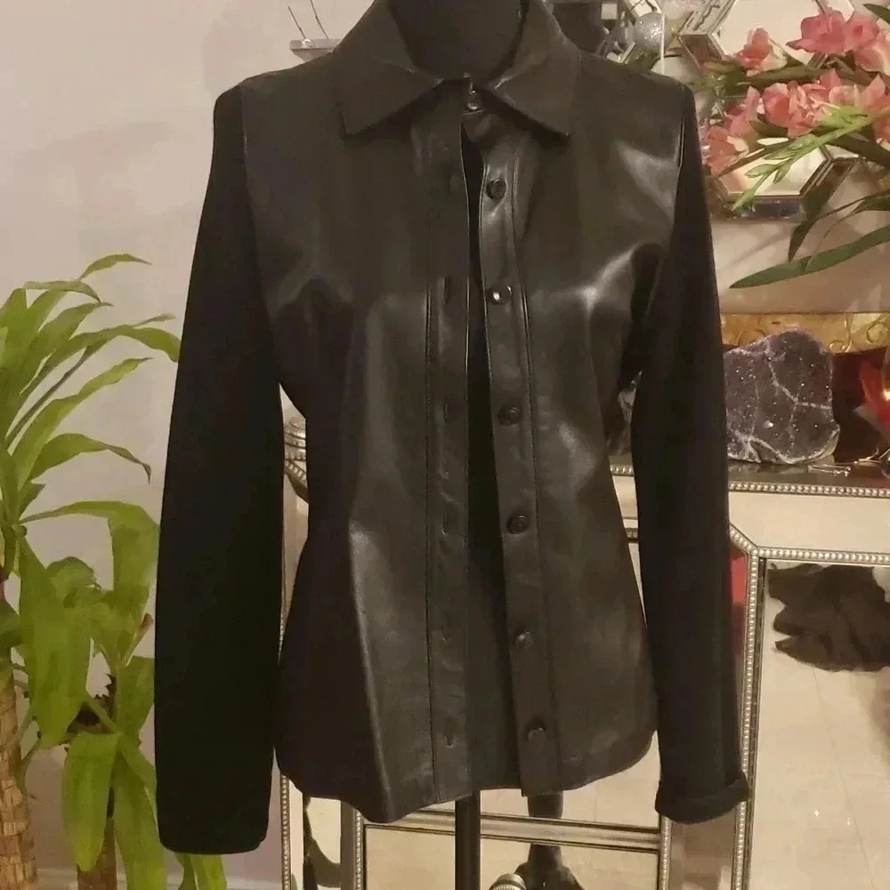 Classiques Entier Black Leather Jacket